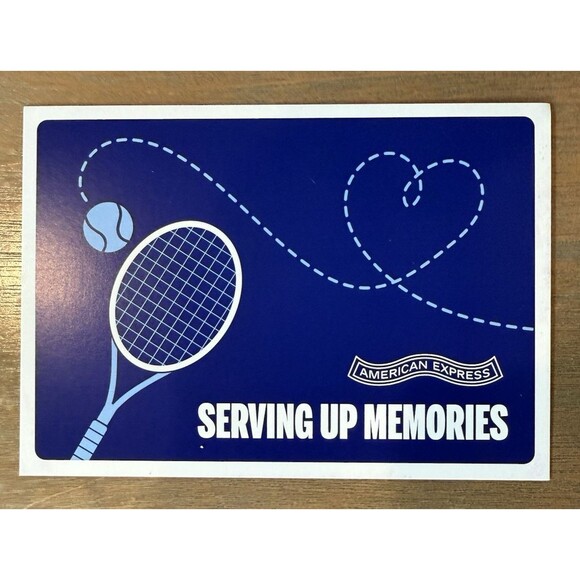 US Open Tennis 2025 Postcards American Express Merch AMEX Postcard Set of 4 NEW - Picture 6 of 7